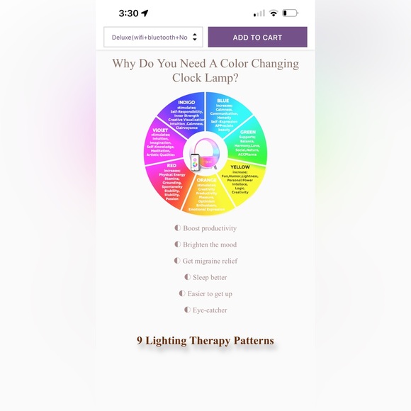 Dekala Smart Gradual Sunrise Alarm Clock - Arches™ - Picture 3 of 3